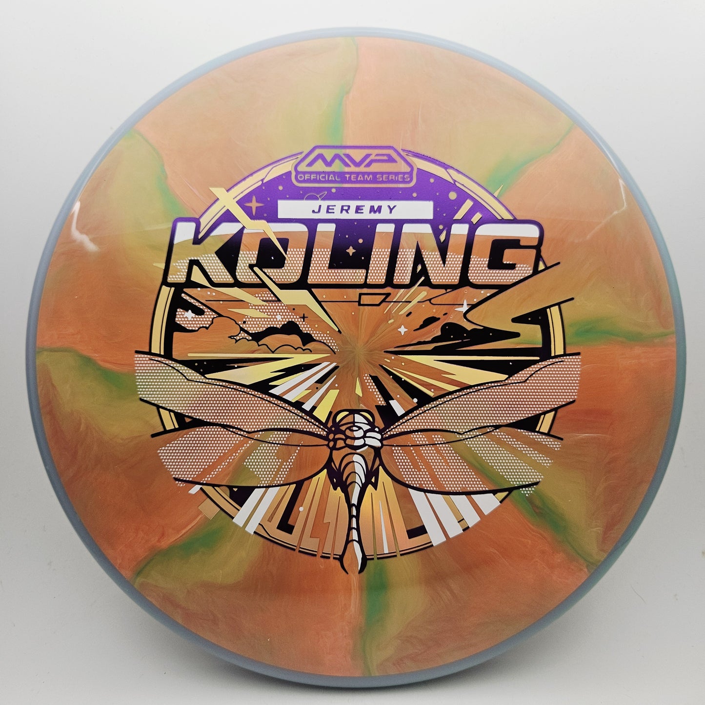 #18484 167g Peach / Teal, Jeremy Koling Team Series Cosmic Neutron Tempo - Jeremy Koling Team Series