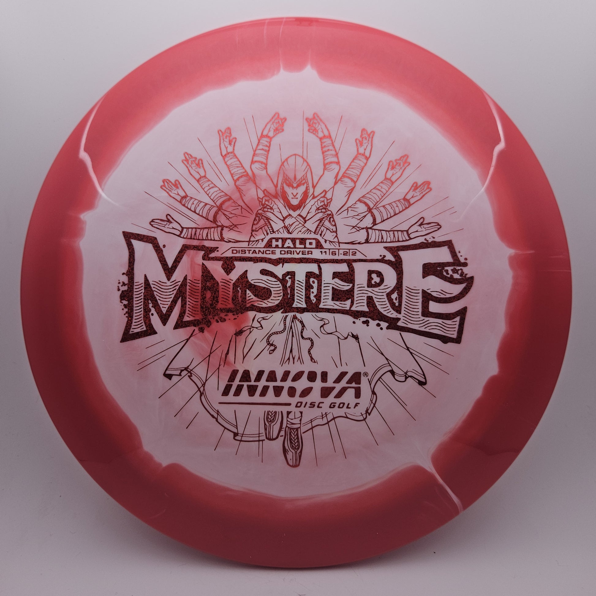 #9455 172g White / Red Halo Star Mystere