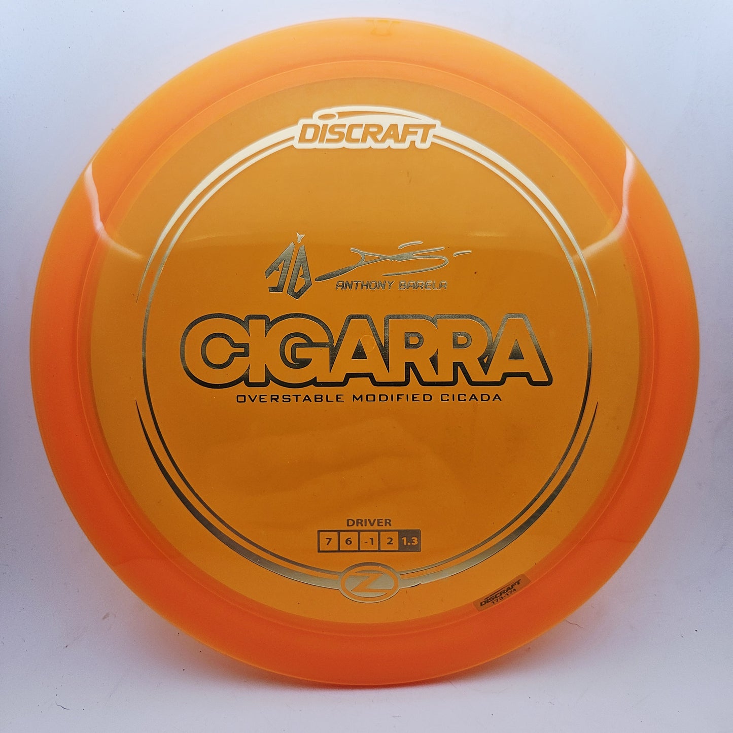 #20640 173-174g Orange Z Cigarra