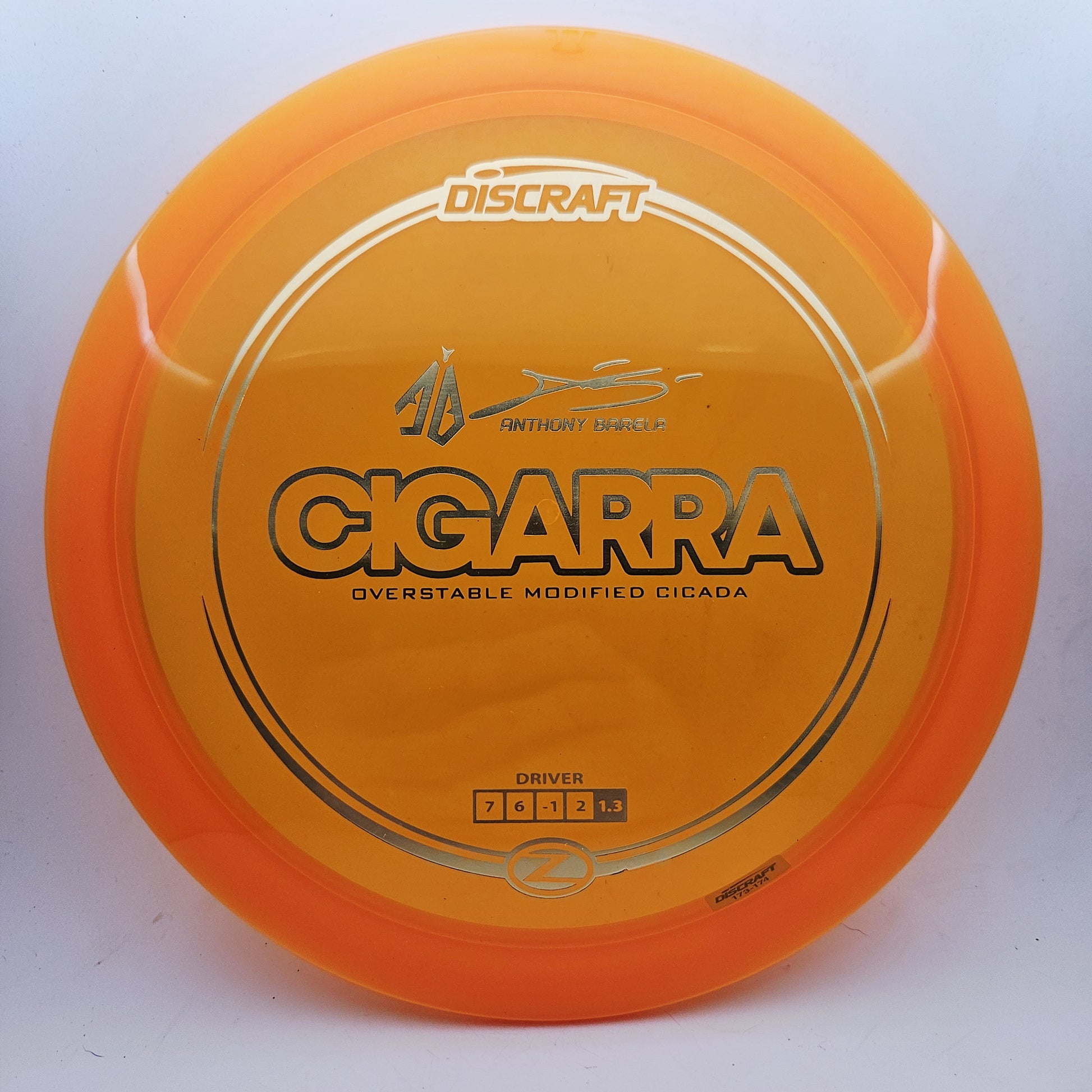 #20640 173-174g Orange Z Cigarra