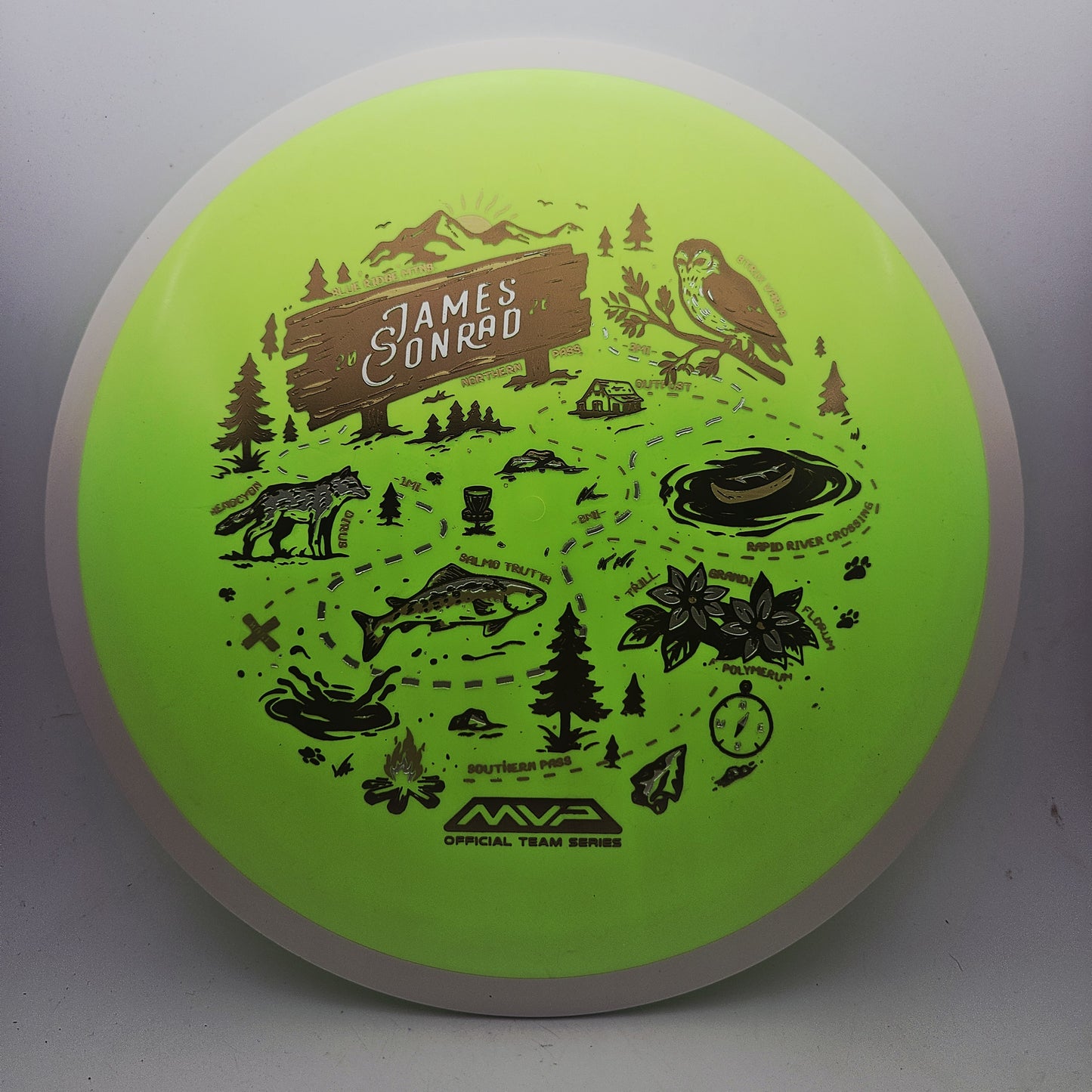 #18912 159g Dayglo, James Conrad Team Series Fission Trail - James Conrad Team Series