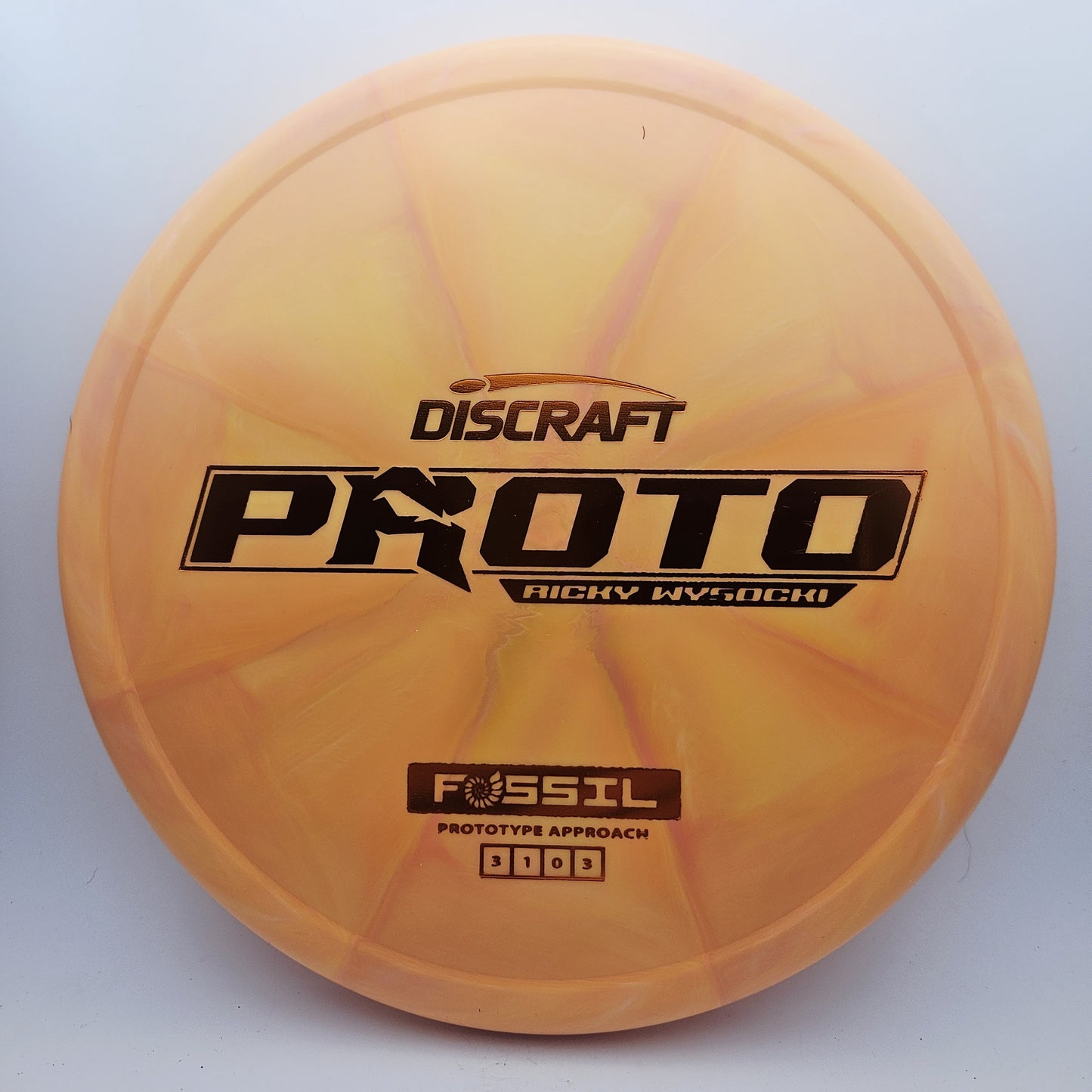 #16807 173-174g Orange, Ricky Wysocki Prototype Fossil