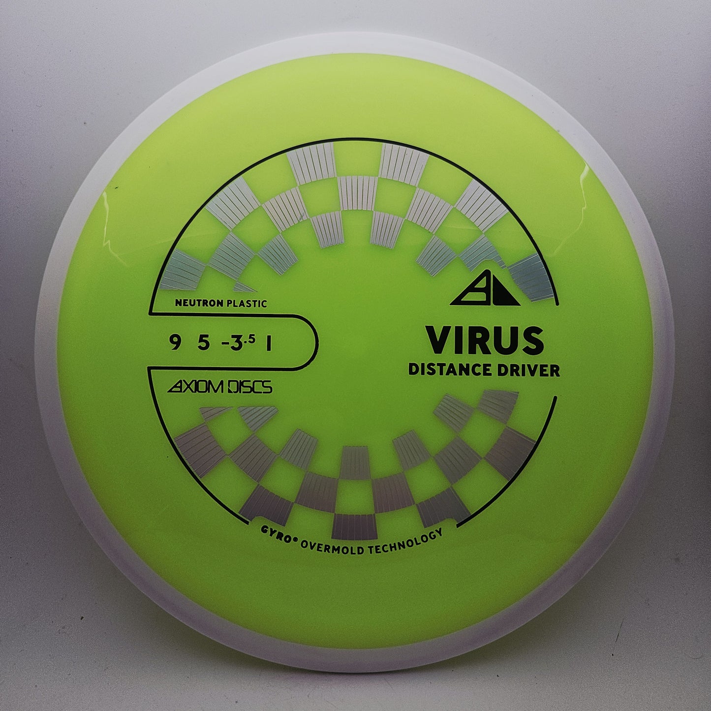 #17913 158g Dayglo / White PLC Neutron Virus