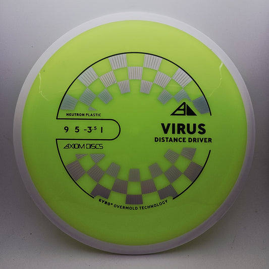 #17913 158g Dayglo / White PLC Neutron Virus