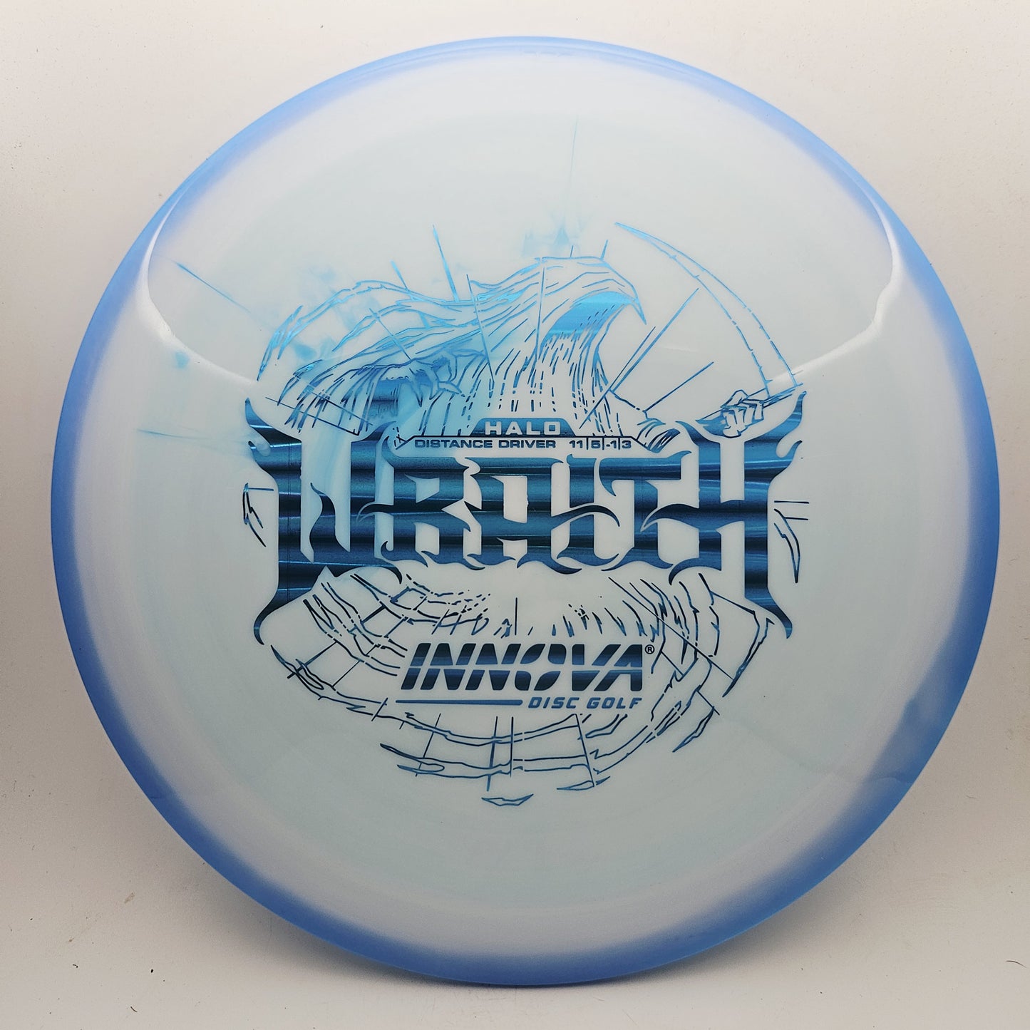 #20421 173-5g White / Blue Halo Star Wraith