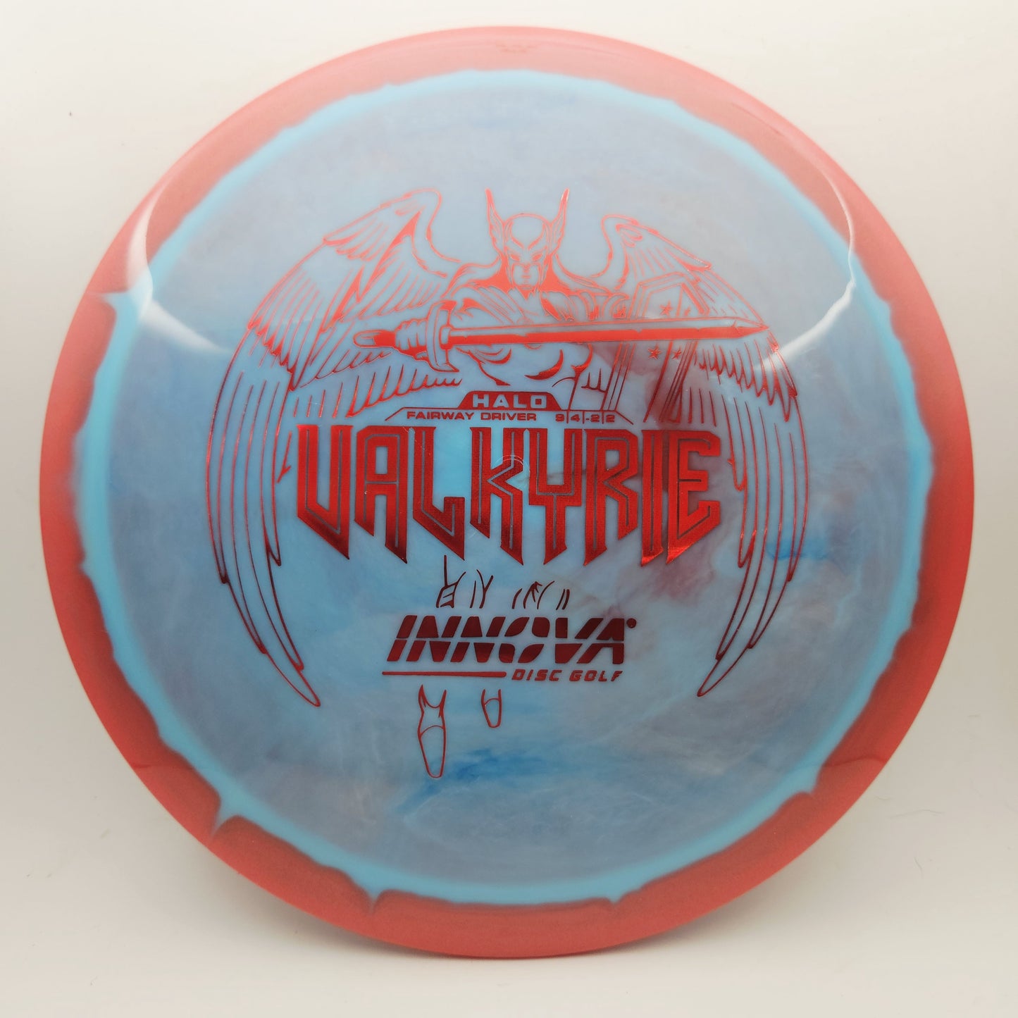#20167 173-5g Blue / Red Halo Star Valkyrie