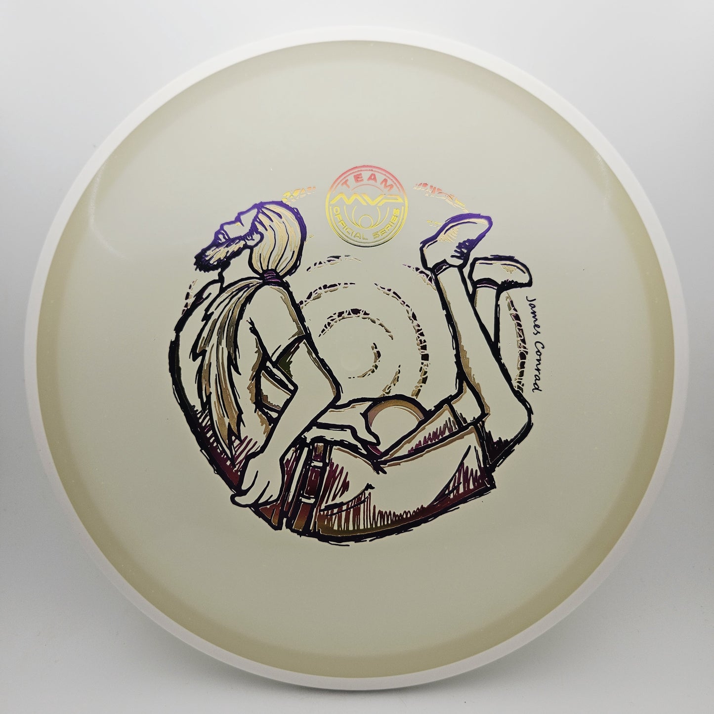 #16352 176g White / Blue Glow, James Conrad Tour Series Particle Eclipse Detour