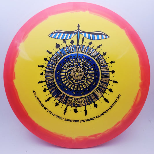 #18805 173g Yellow / Orange, Kristin Latt Team Series Gold Orbit Saint Pro - Kristin Latt Team Series