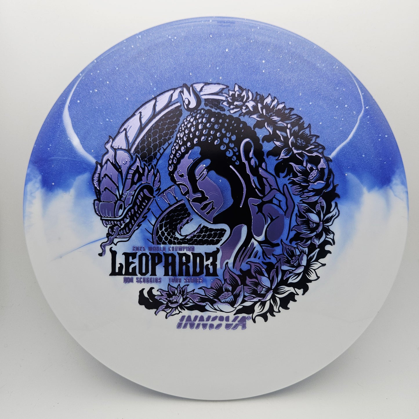 #18319 173-5g Blue / White, Ohn Scoggins Tour Series Duo Leopard3 - Ohn Scoggins Tour Series