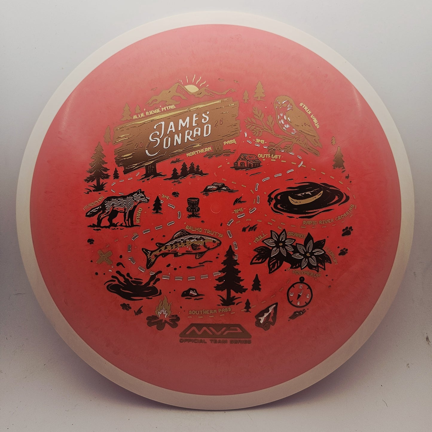 #18875 160g Red, James Conrad Team Series Fission Trail - James Conrad Team Series