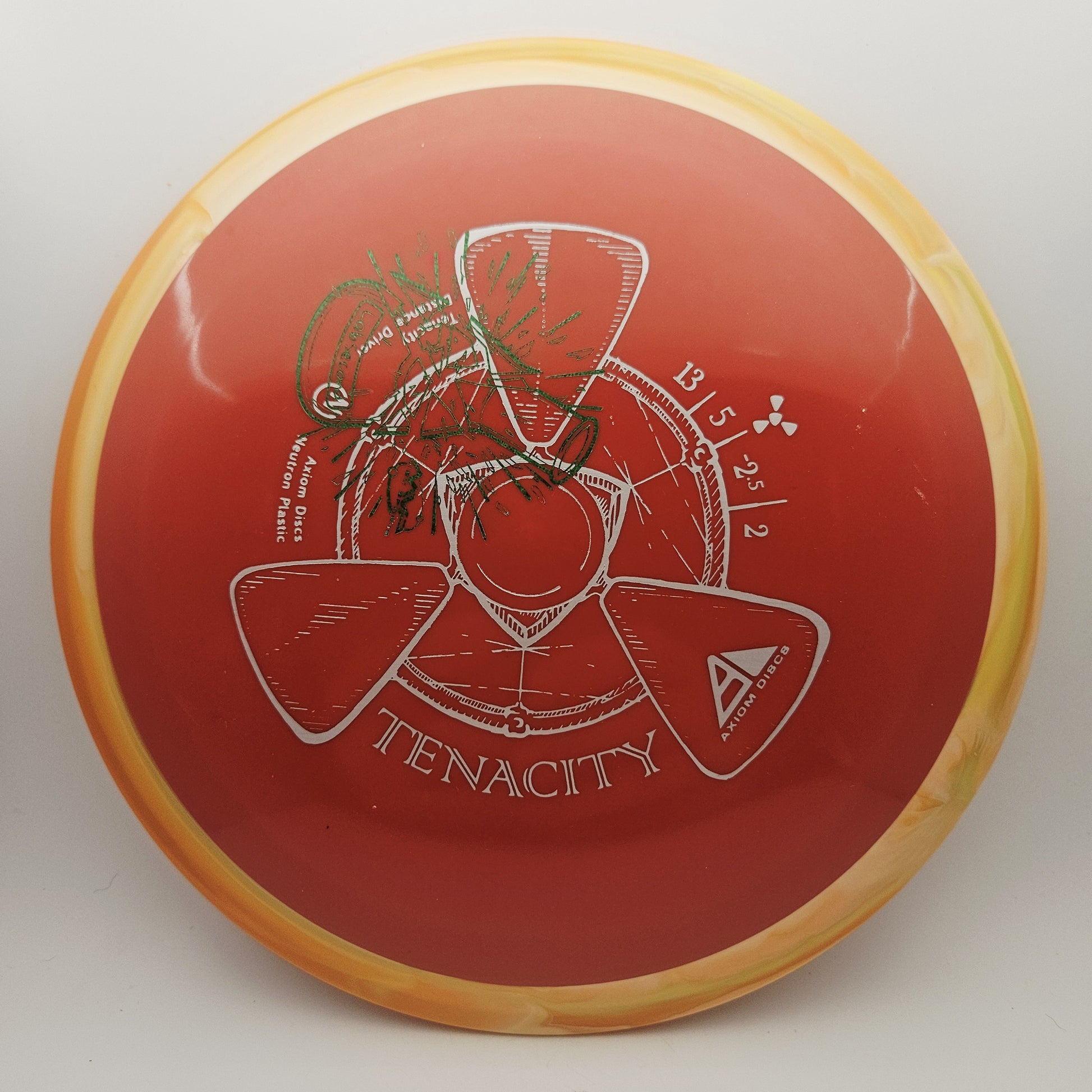 #15962 173g Red / Orange, Lab Second Neutron Tenacity - Lab Second