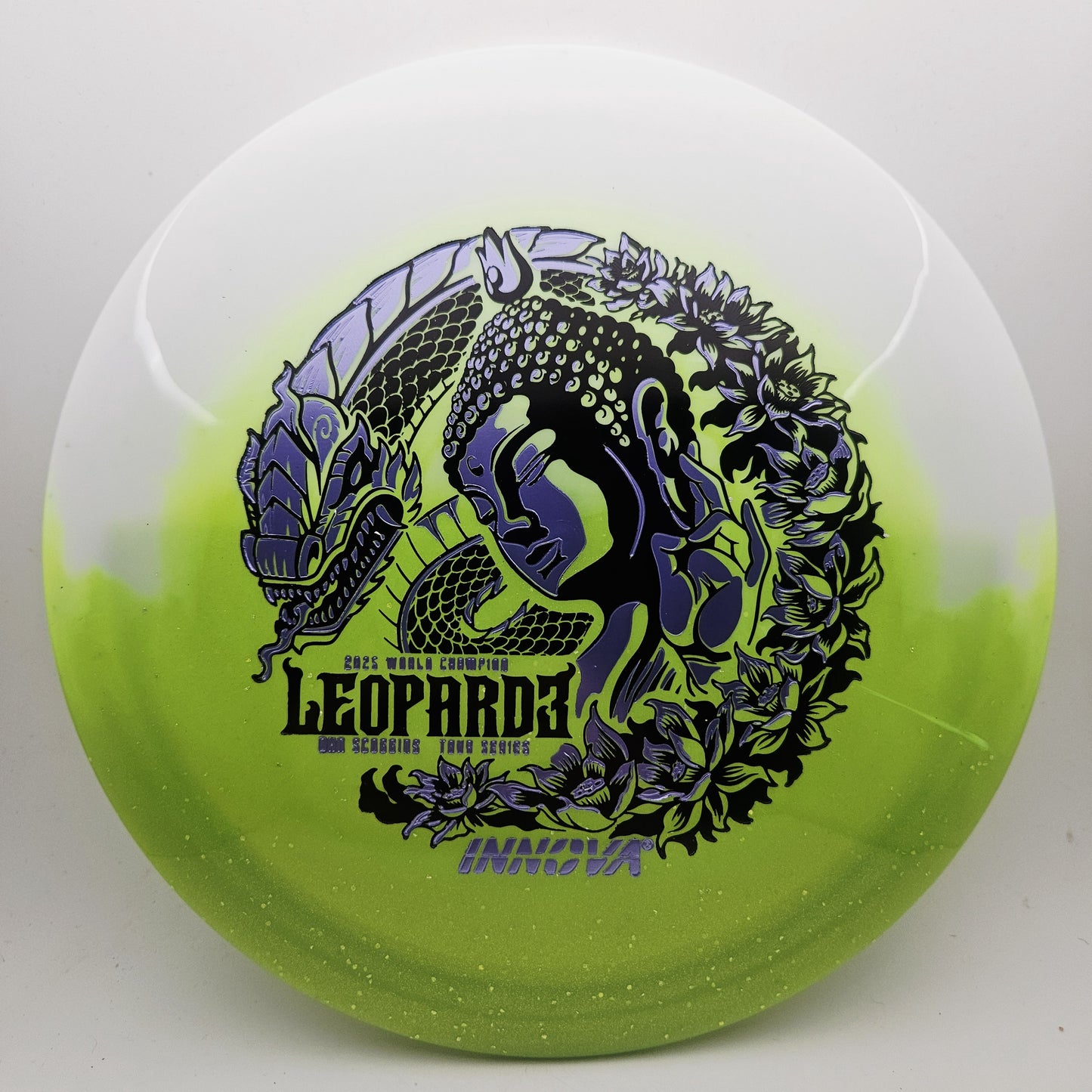 #18326 173-5g Green / White, Ohn Scoggins Tour Series Duo Leopard3 - Ohn Scoggins Tour Series