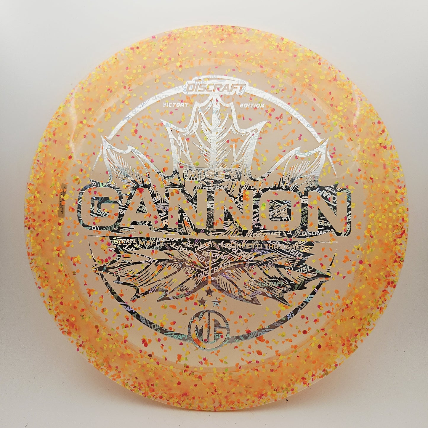 #16528 167-169g Orange, Missy Gannon Maple Hill Z Confetti Thrasher