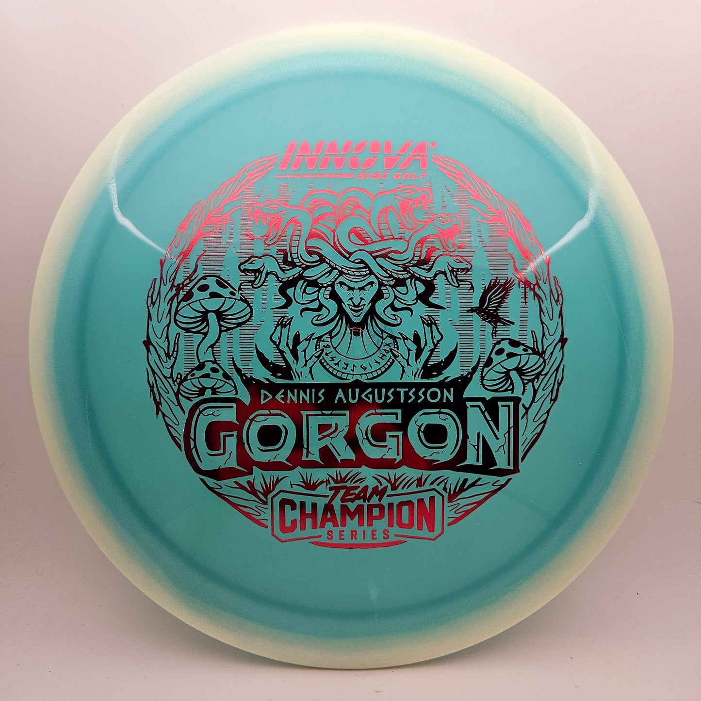 #10687 173-175g Blue / White, Dennis Augustsson Team Series Proto Glow Halo Champion Gorgon