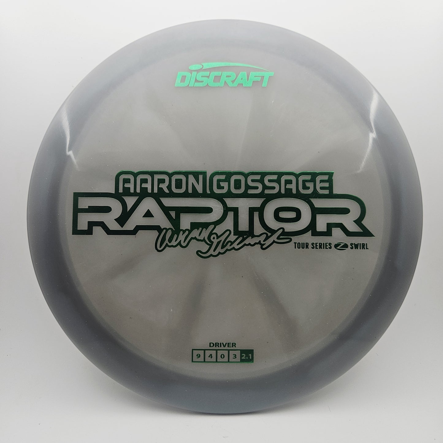 #12847 170-172g Grey, Aaron Gossage Tour Series 2025 Z Swirl Raptor