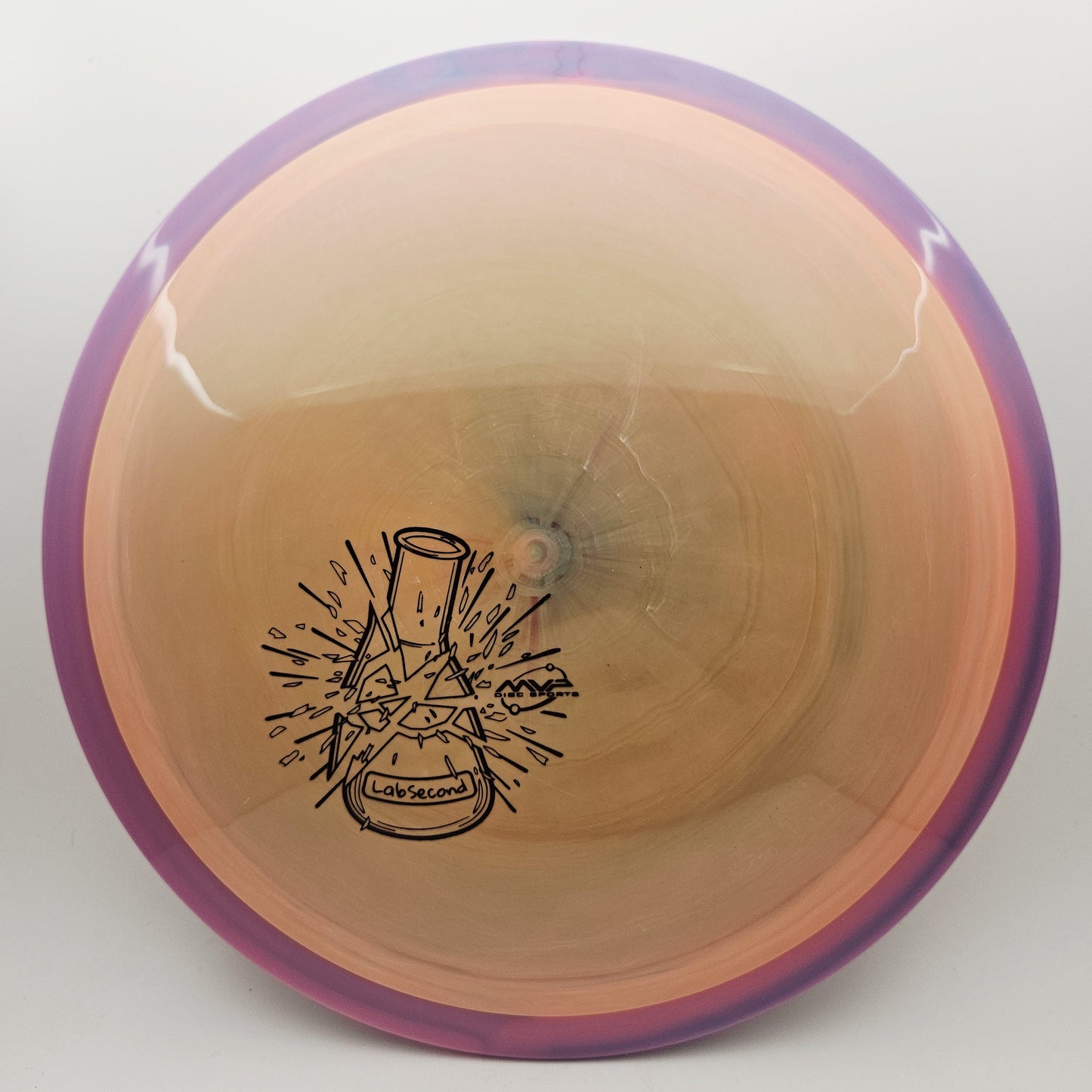 #16858 174g Peach / Purple, Lab Second - Retooled Neutron Time-Lapse - Lab Second