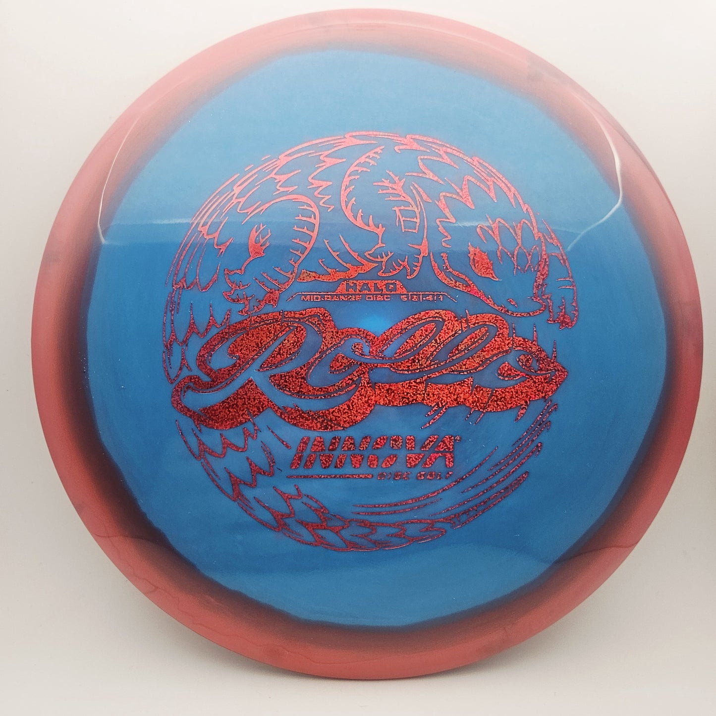 #18055 172g Blue / Red Halo Star Rollo