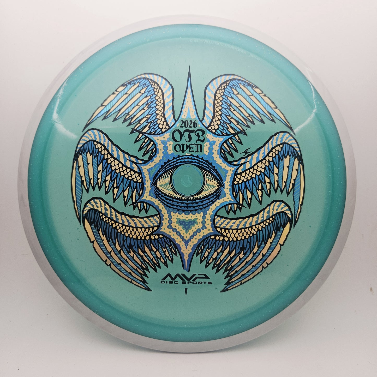 #18964 168g Teal / Grey, OTB Open Particle Proton Soft Rhythm - OTB Open