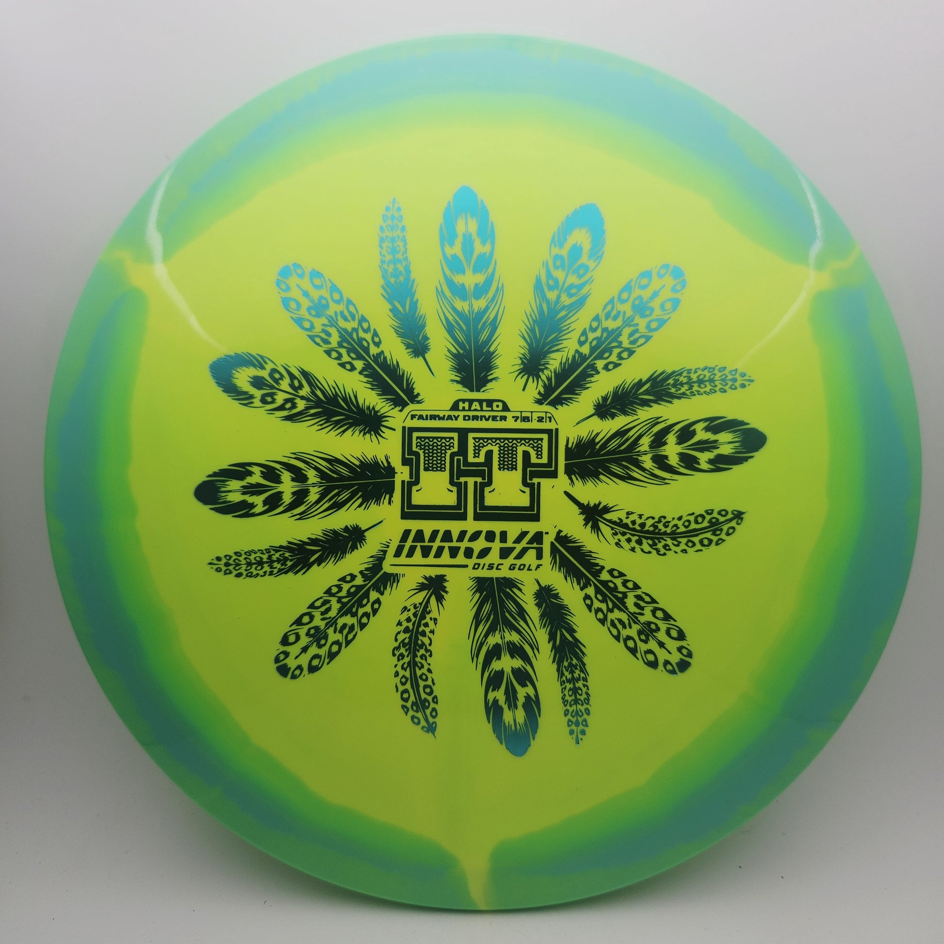 #13780 172g Green / Teal Halo Star IT