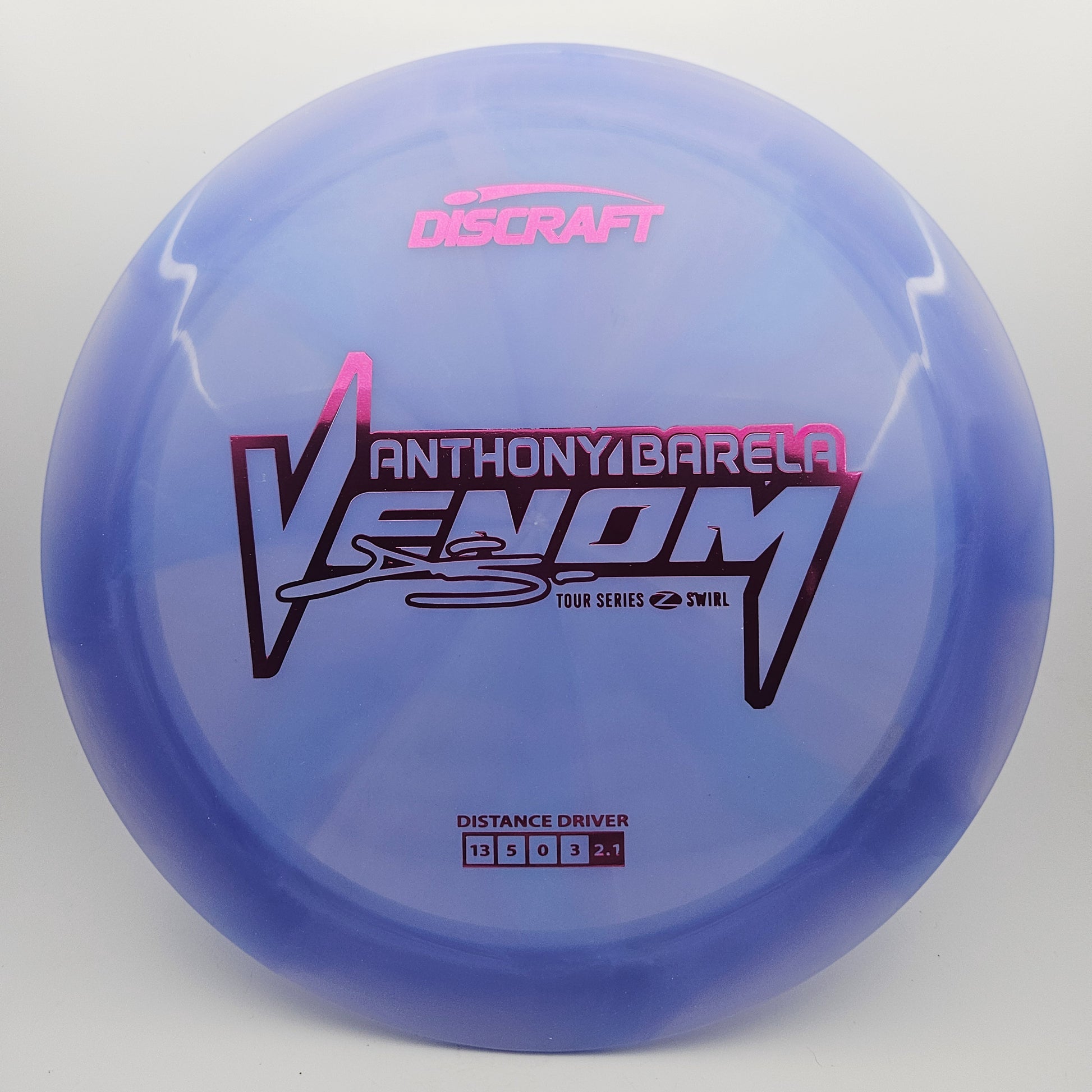#12878 173-174g Purple, Anthony Barela Tour Series 2025 Z Swirl Venom
