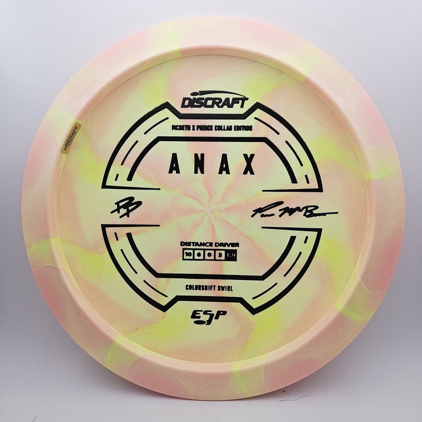 #16522 173-174g Peach, Paul McBeth / Paige Pierce Collab ESP Anax