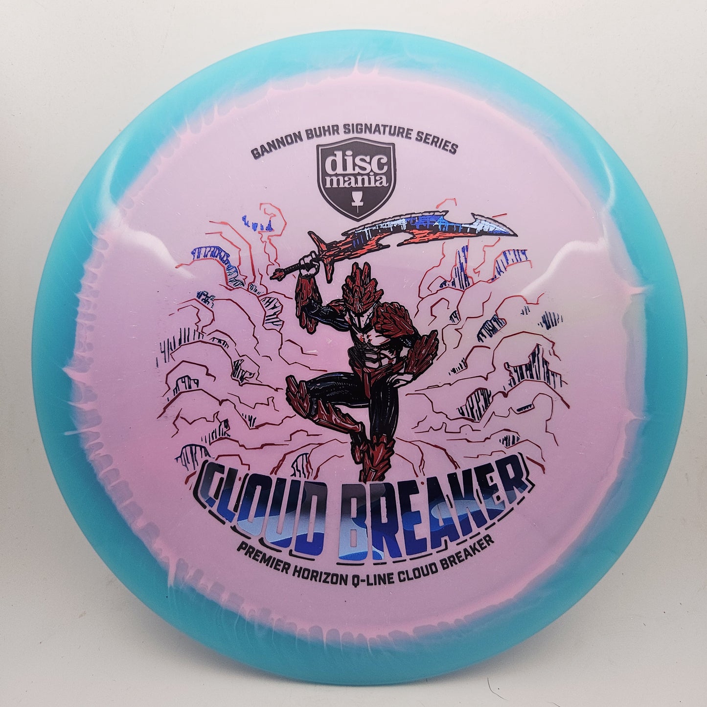 #19566 173g Pink / Turquoise, Gannon Buhr Signature Series Premier Horizon Q-Line Cloud Breaker - Gannon Buhr Signature Series Premier