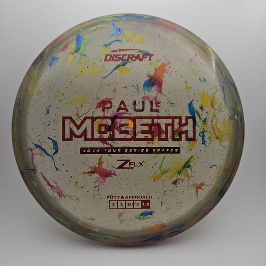 #5023 173-174g Green, Paul McBeth Tour Series Jawbreaker Z Flx Kratos