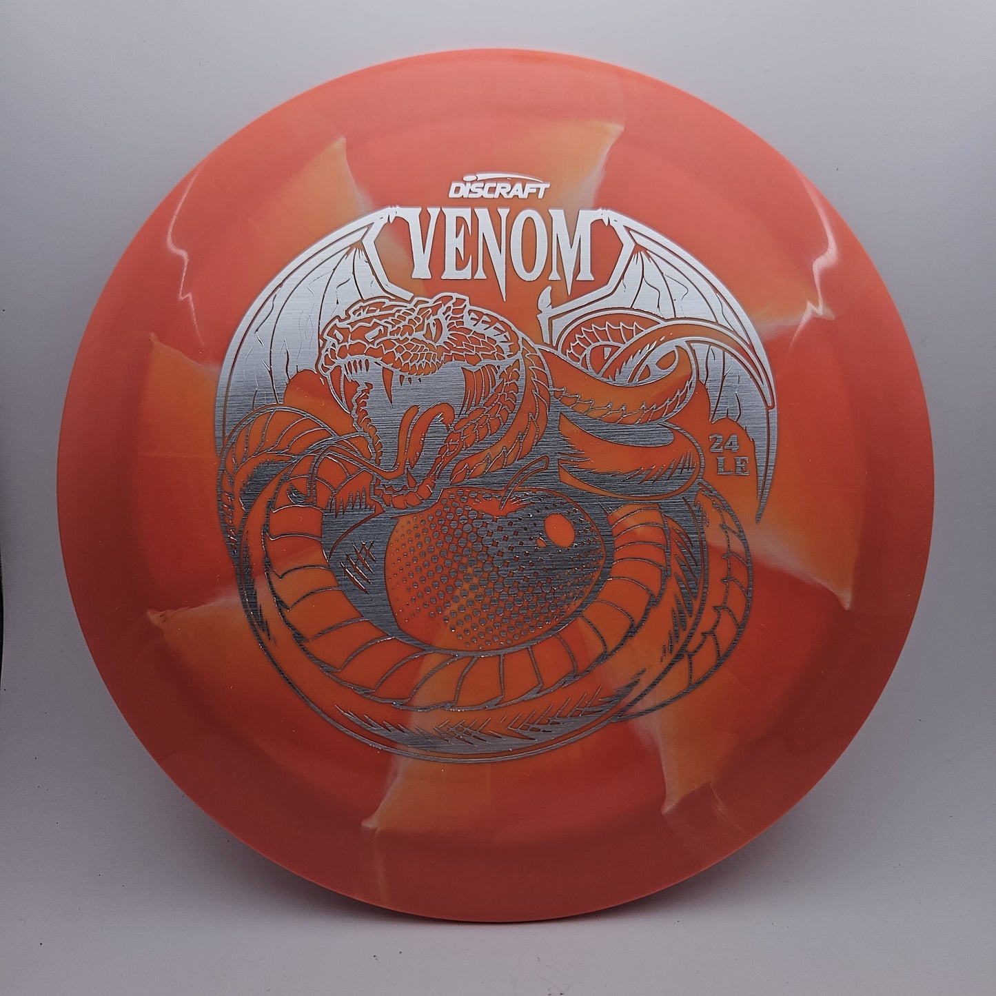 #6460 167-169g Orange, Ledgestone 2024 ESP Swirl Venom - Ledgestone 2024