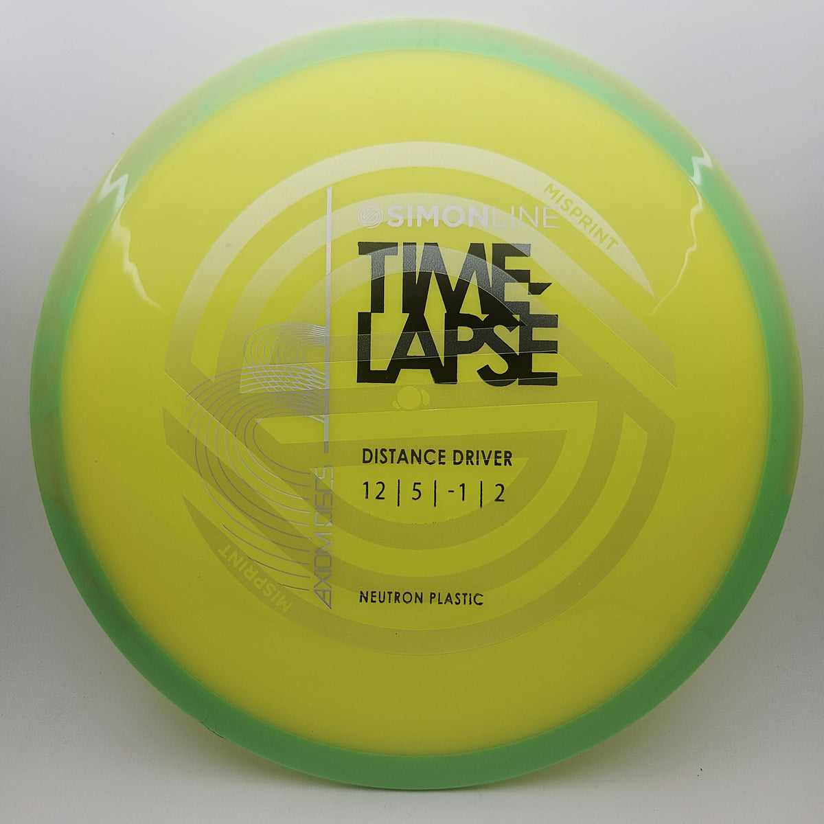 #17353 174g Yellow / Green Misprint Neutron Time-Lapse