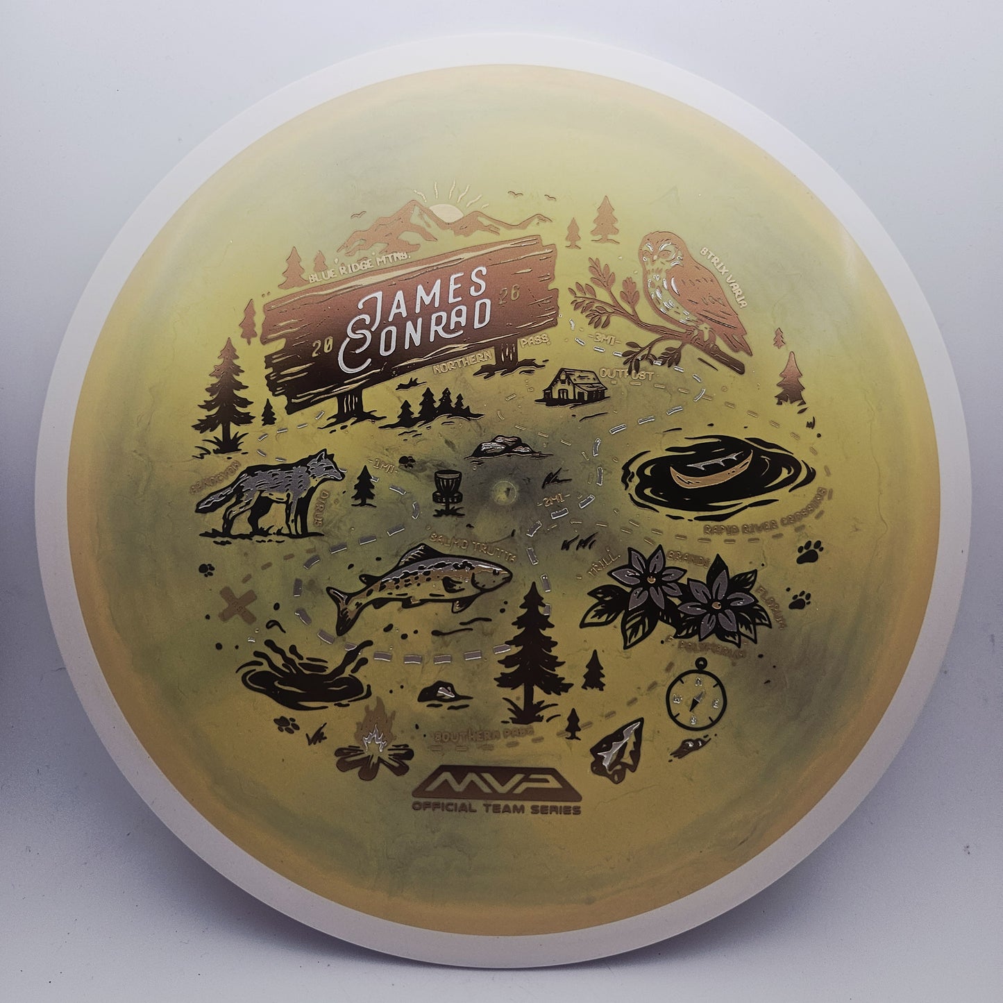 #18825 154g Yellow, James Conrad Team Series Fission Trail - James Conrad Team Series