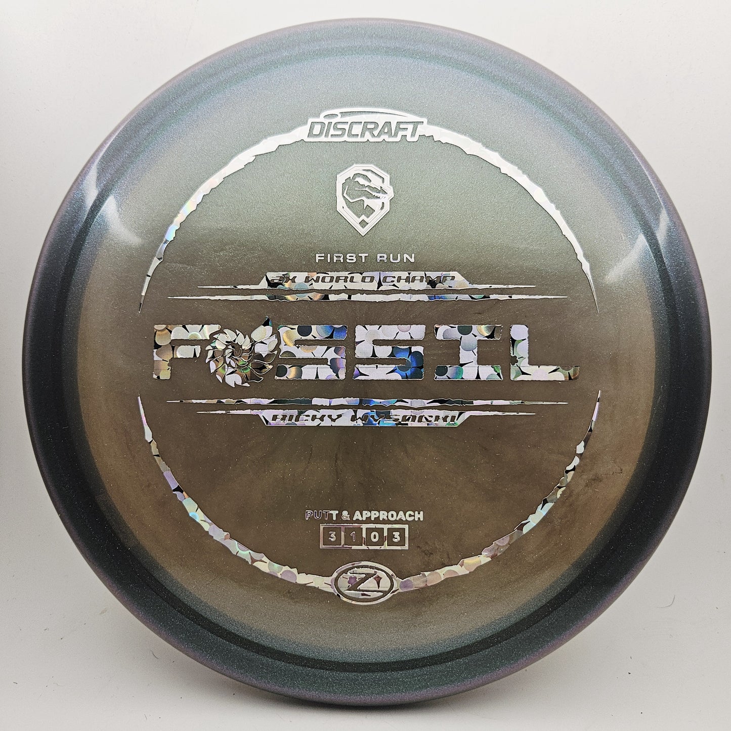 #19611 173-174g Grey, Ricky Wysocki First Run Z Colorshift Fossil - Ricky Wysocki First Run