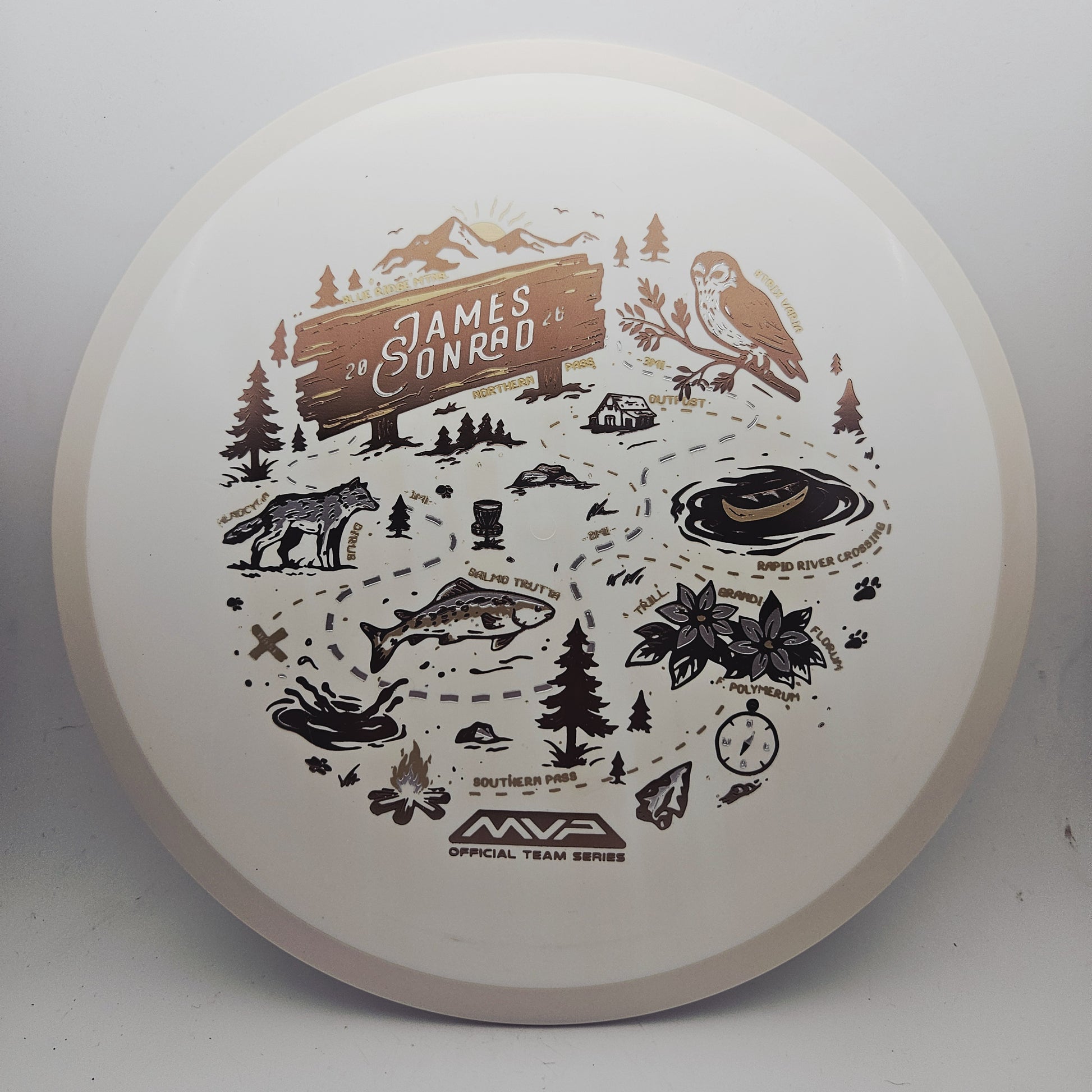 #18867 160g White, James Conrad Team Series Fission Trail - James Conrad Team Series