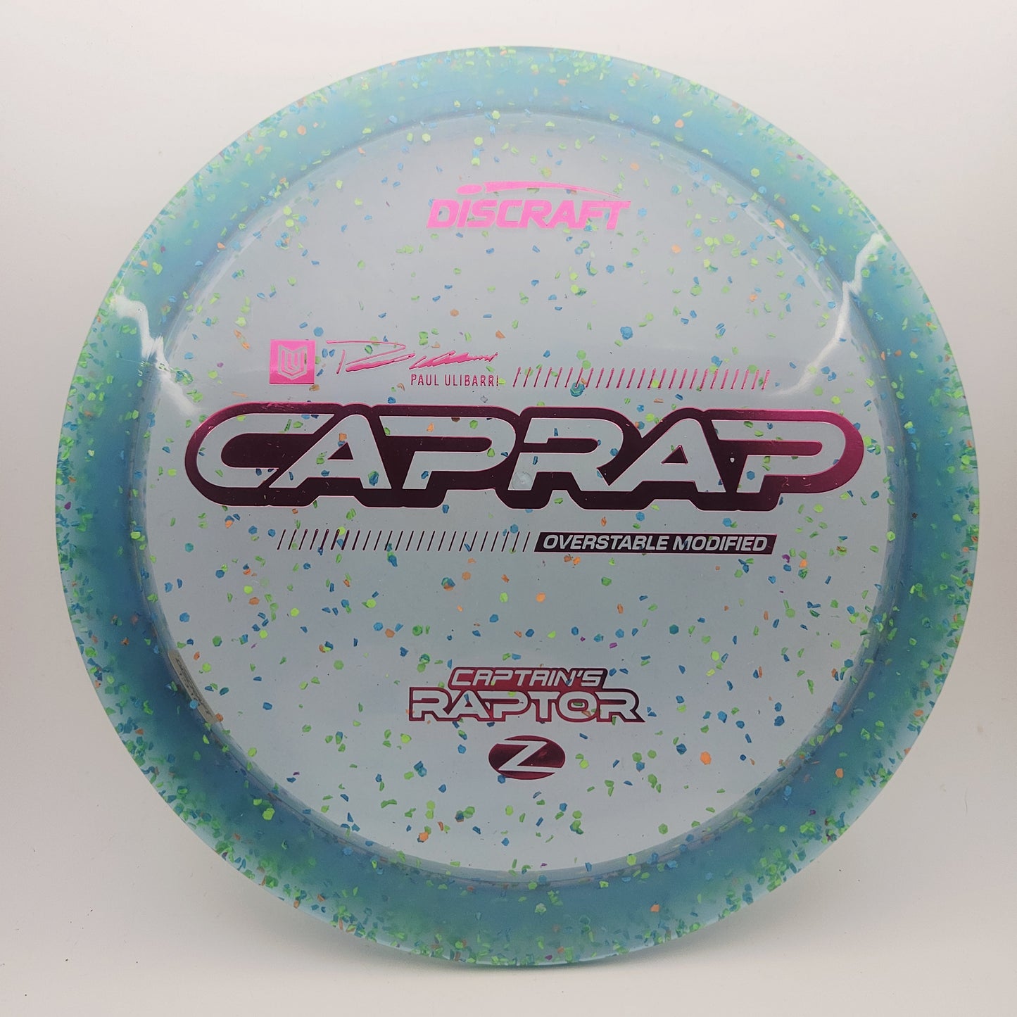 #18191 173-174g Blue, Paul Ulibarri 2026 Z Confetti Captain's Raptor - Paul Ulibarri 2026