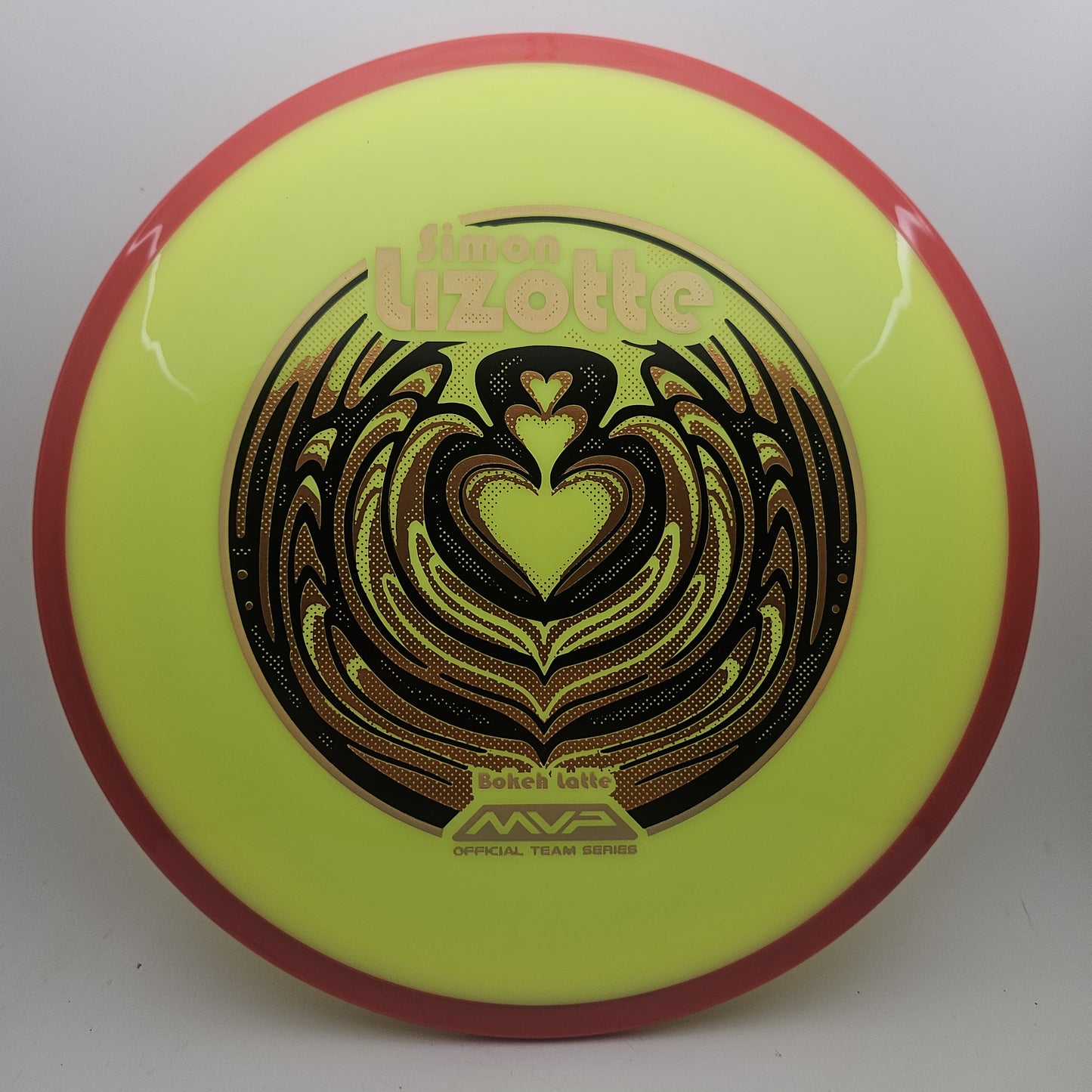 #18031 175g Dayglo / Red, Simon Lizotte Team Series - Bokeh Latte Neutron Bokeh - Simon Lizotte Team Series - Bokeh Latte