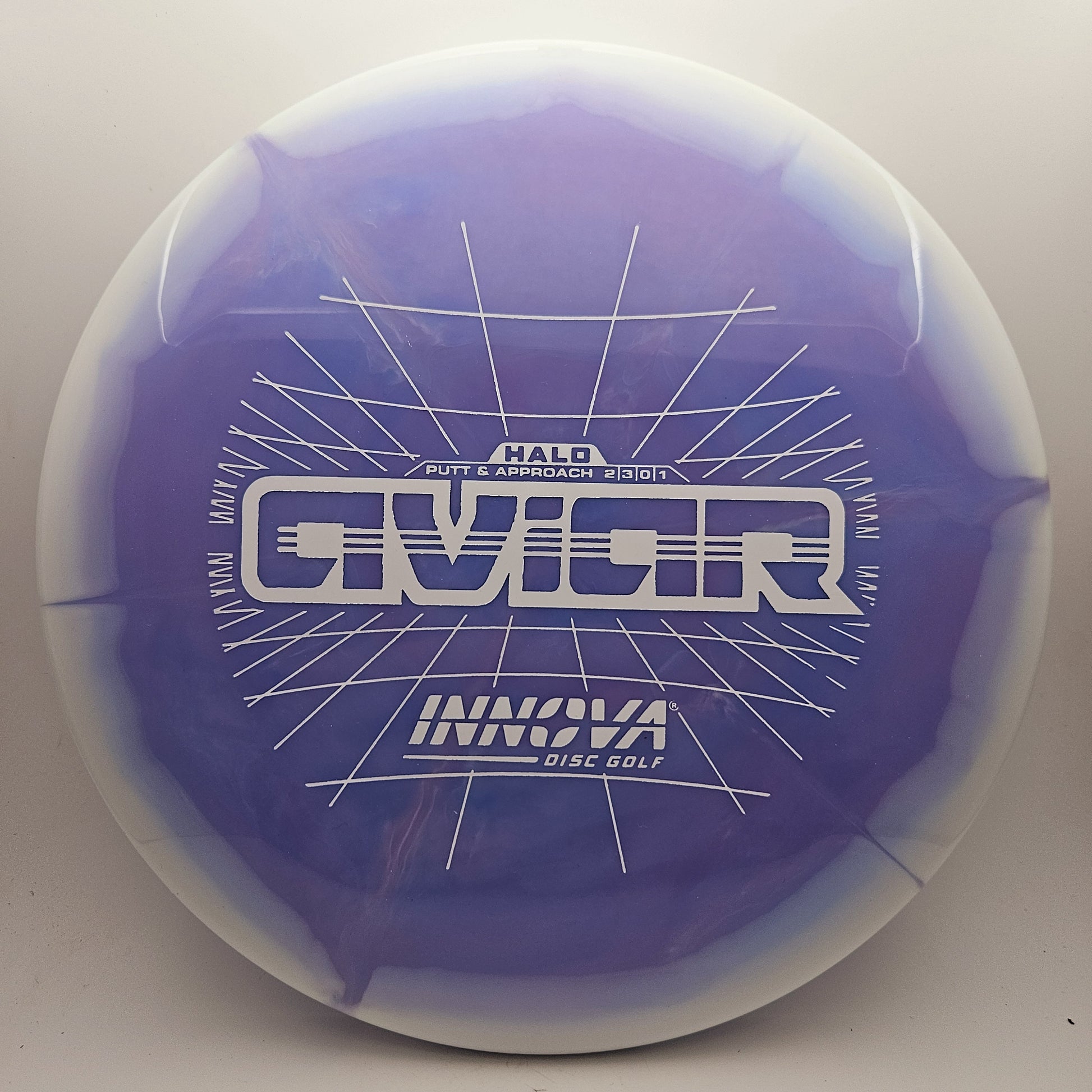 #10130 171g Purple / White Halo Star Aviar