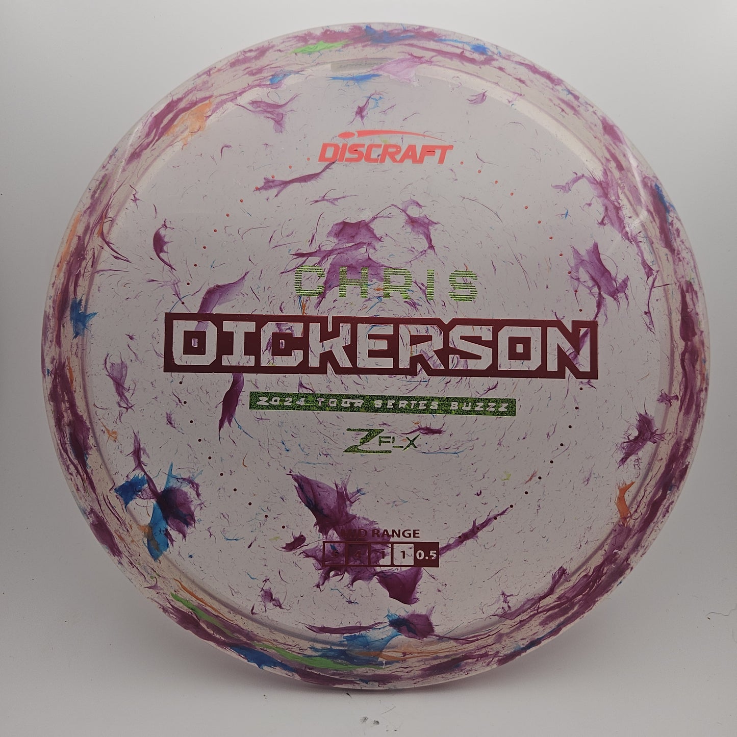 #6480 177+g Purple, Chris Dickerson TS Jawbreaker Z Flx Buzzz