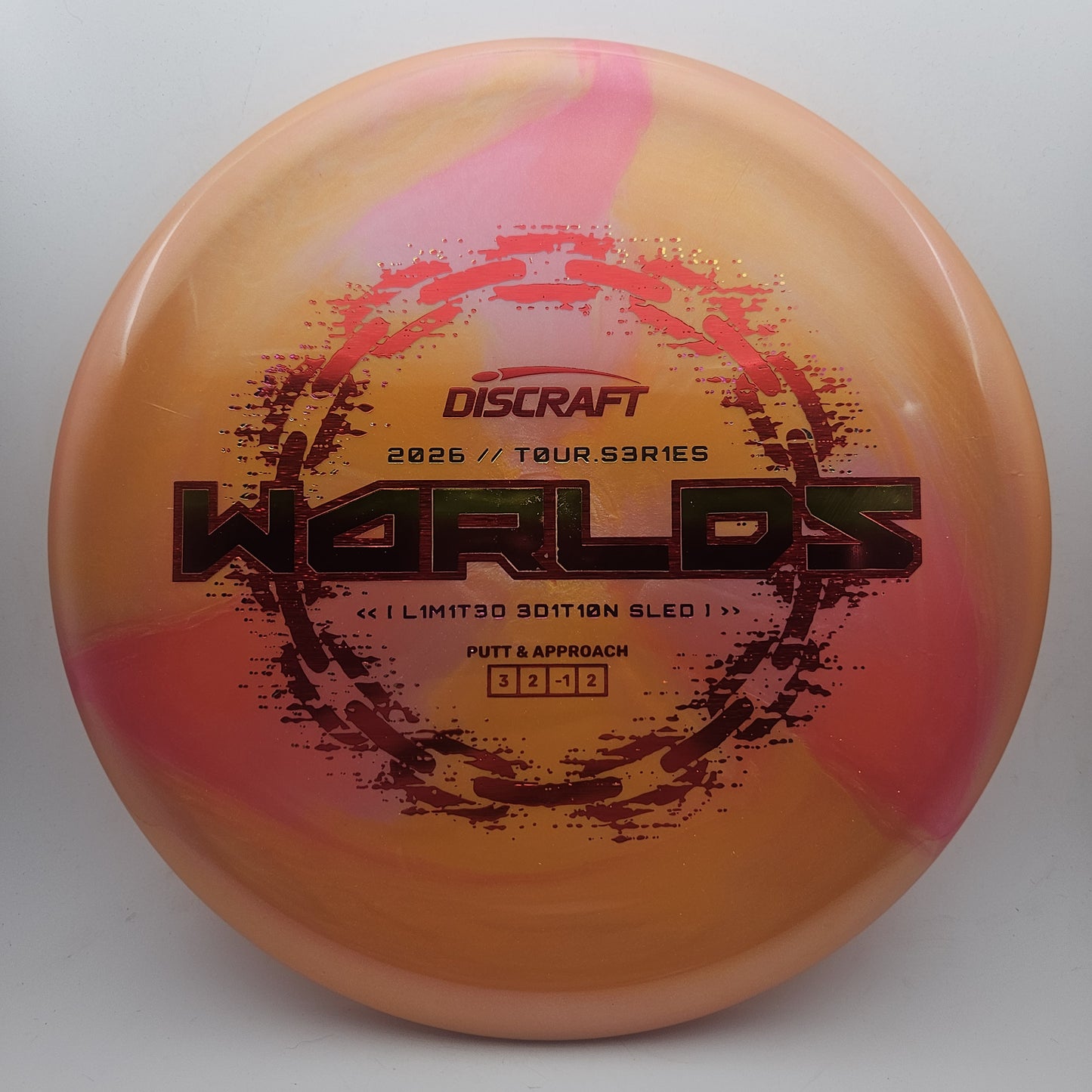 #19538 176g Orange, Worlds 2026 Tour Series Special Blend Sled - Worlds 2026