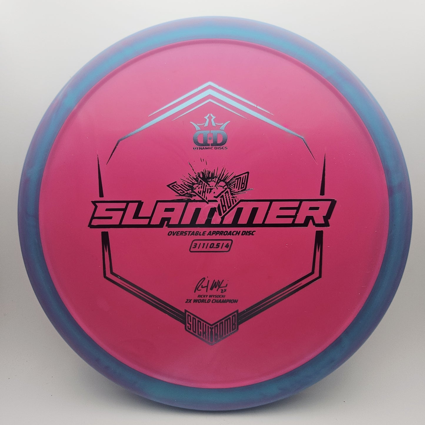 #15654 174g Pink / Teal Classic Supreme Orbit Slammer
