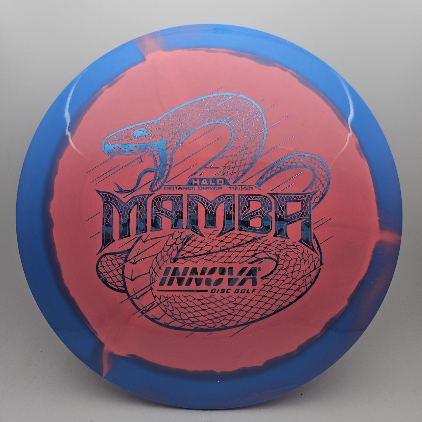 #9450 163g Pink / Blue Halo Star Mamba