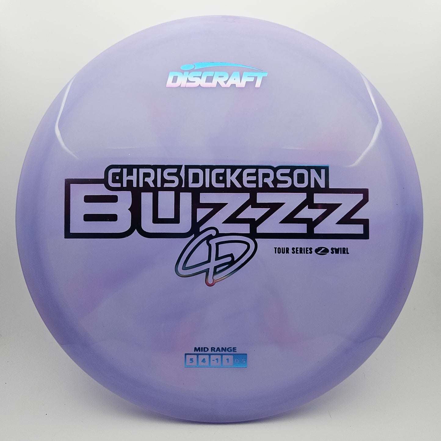 #12837 175-176g Purple, Chris Dickerson Tour Series 2025 Z Swirl Buzzz