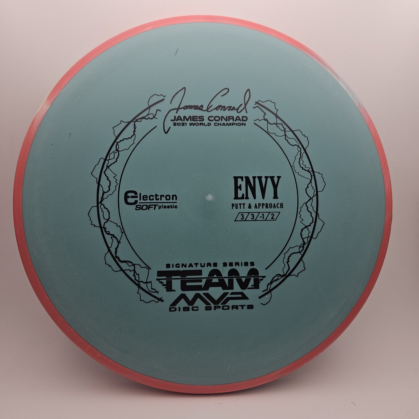 #6963 174g Teal / Red Electron Soft Envy