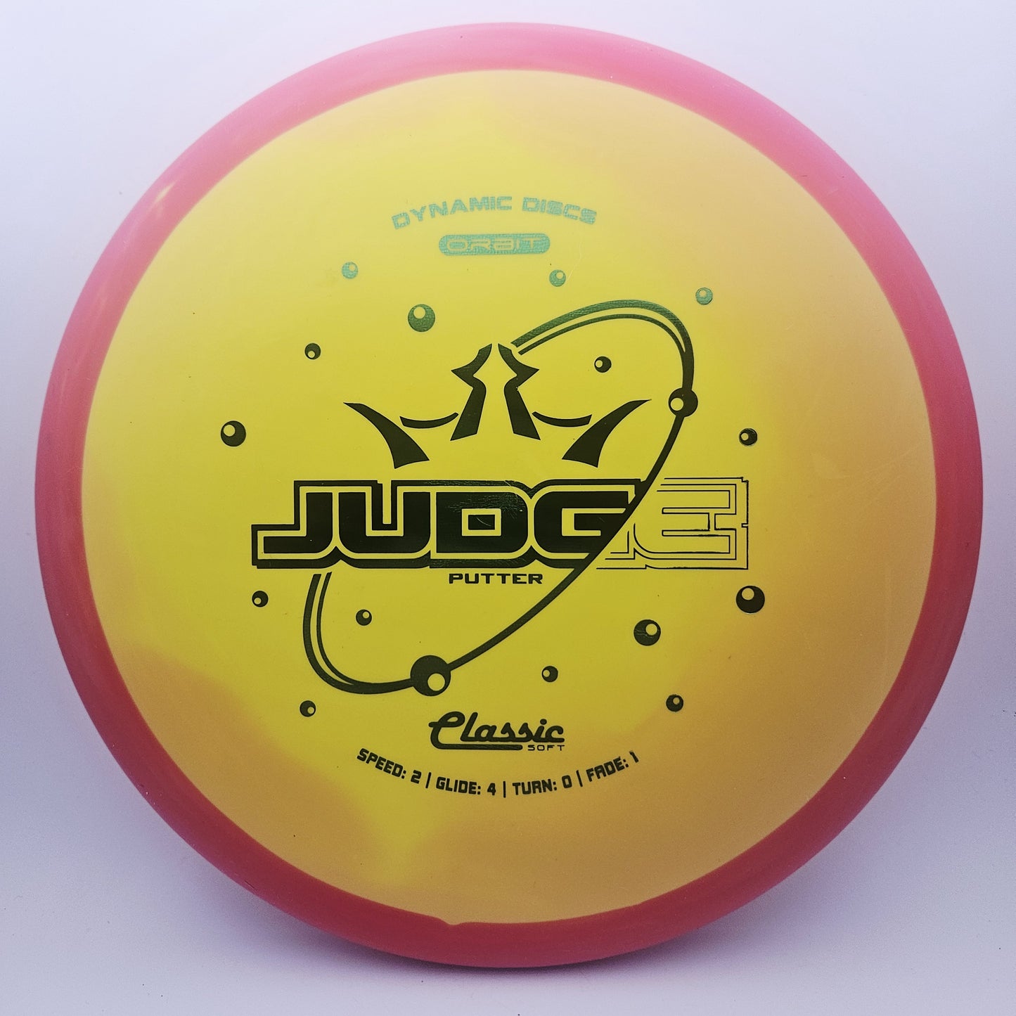 #17407 173g Yellow / Red Classic Soft Orbit Judge