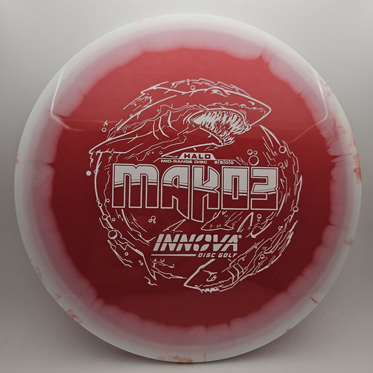 #9995 177g Red / White Halo Star Mako3
