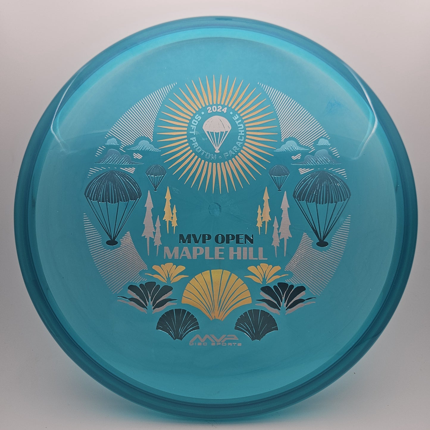 #8326 154g Teal, MVP Open 2024 Proton Soft Parachute - MVP Open 2024