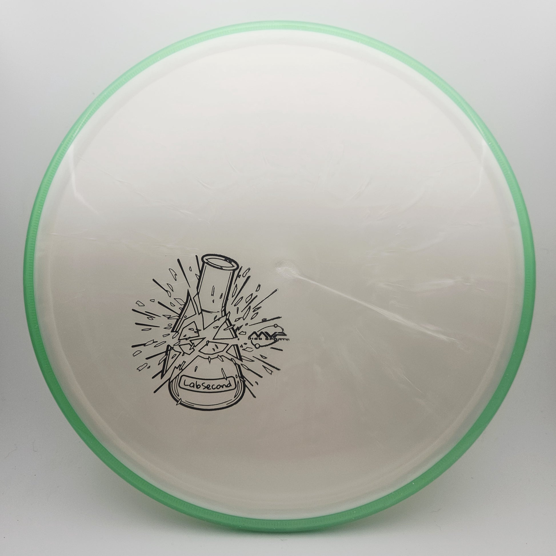 #17142 177g White / Green, Lab Second Prism Plasma Pyro - Lab Second