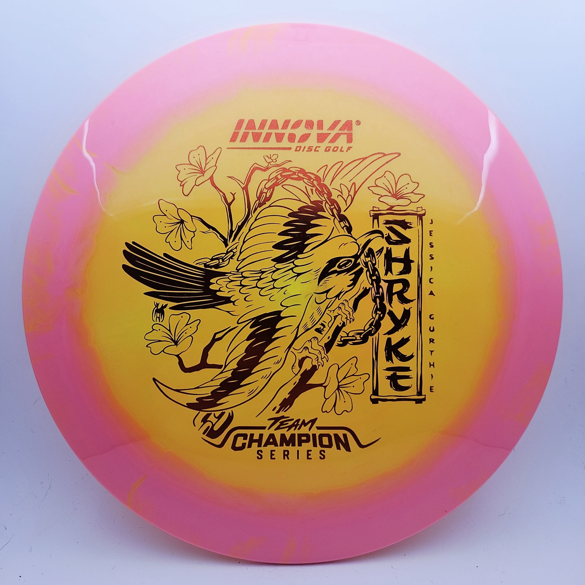 #17662 166g Yellow / Pink, Jessica Gurthie Tour Series Halo Champion Shryke - Jessica Gurthie Tour Series