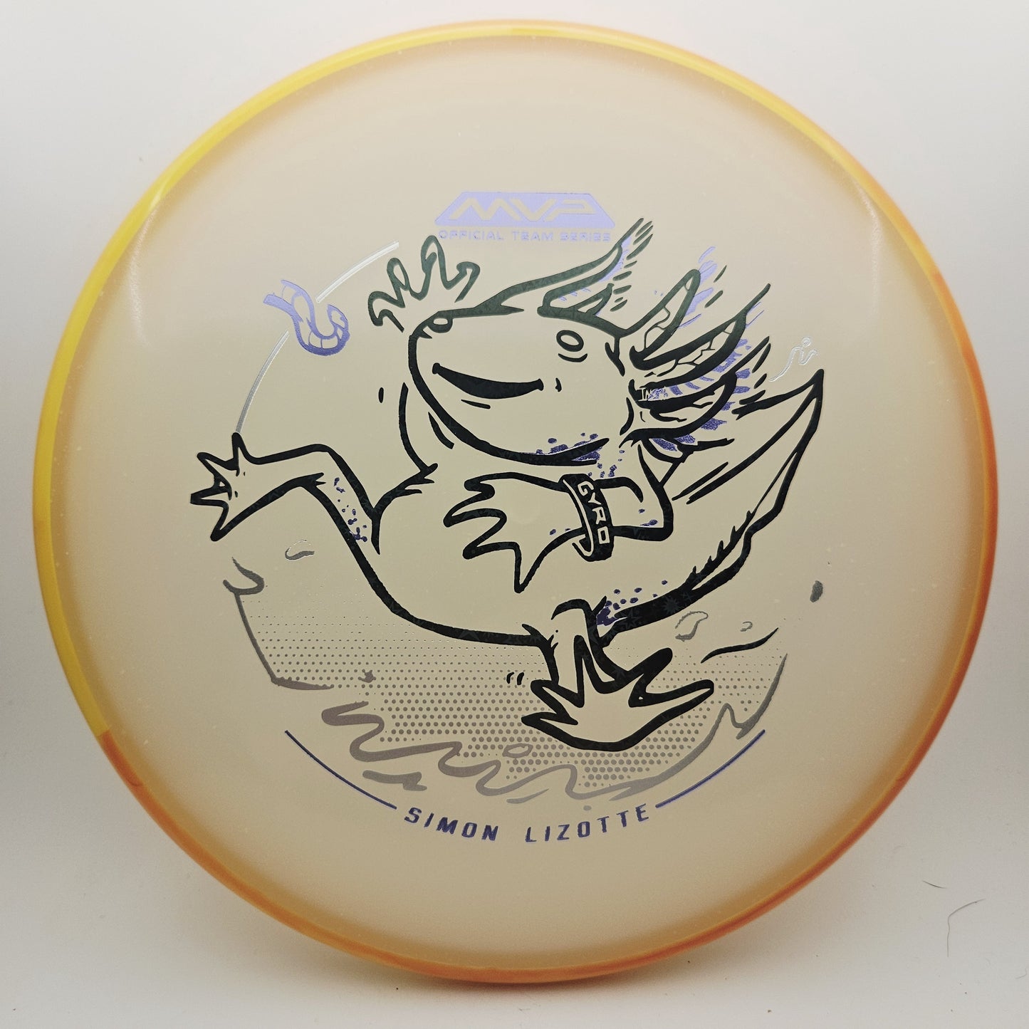 #16297 173g Orange / Blue Glow, Simon Lizotte Tour Series Particle Eclipse Pixel