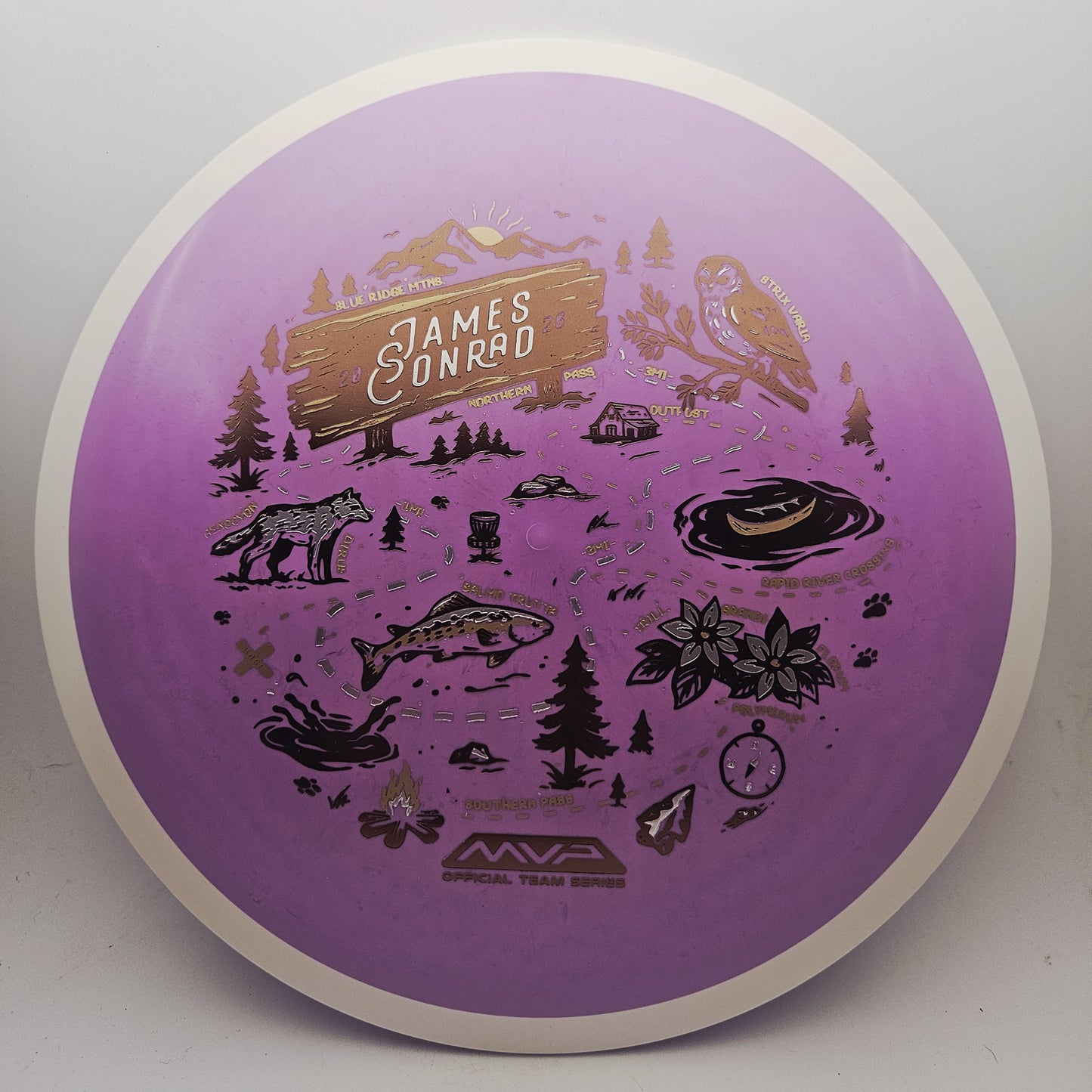 #18929 160g Purple, James Conrad Team Series Fission Trail - James Conrad Team Series