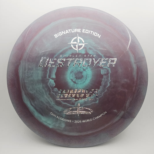 #18093 171g Purple, Ohn Scoggins World Champion Swirled Star Destroyer - Ohn Scoggins World Champion