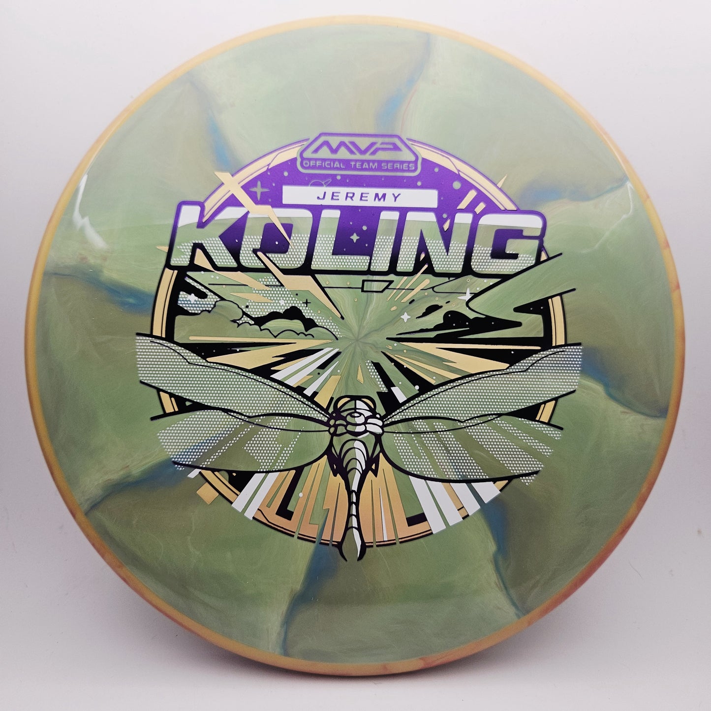 #18482 174g Green / Orange, Jeremy Koling Team Series Cosmic Neutron Tempo - Jeremy Koling Team Series